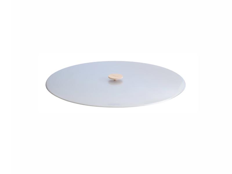 Edelstahl Deckel Coperchio für Feuerplatte Grill Quoco Piatto Medium