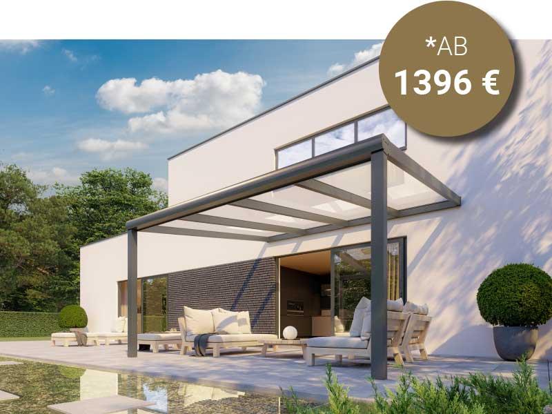 Teranda Alu Terrassenüberdachung direkt vom Hersteller schon ab 1396 Euro